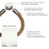 Toilettenpapierhalter aus 3-fach geflochtener Juteschnur