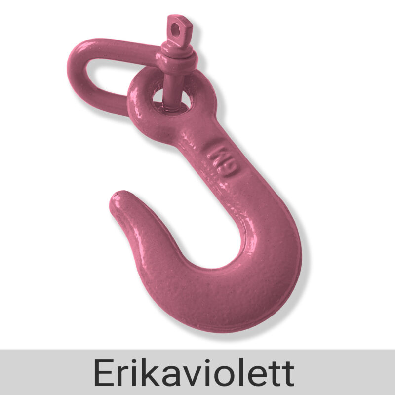 Haken für LeTOMA Seilgarderobe in der Farbe Erikaviolett, Violett