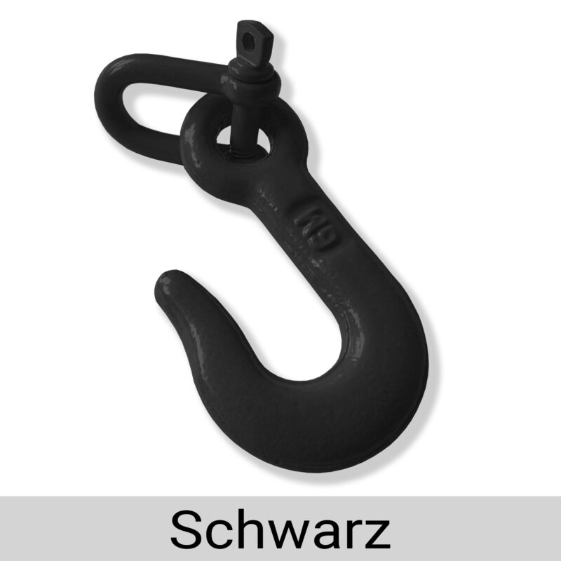 Haken für LeTOMA Seilgarderobe in der Farbe Schwarz