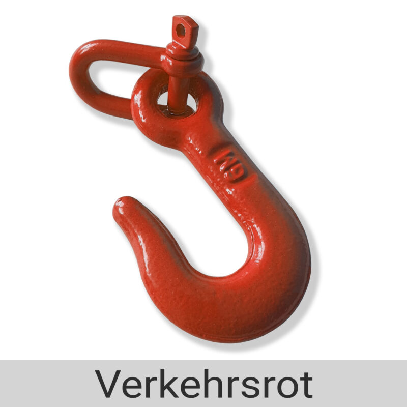 Haken für LeTOMA Seilgarderobe in der Farbe Verkehrsrot