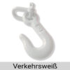 Haken für LeTOMA Seilgarderobe in der Farbe Weiß