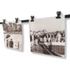 Schwarzes Fotoband mit Klammern