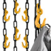 Garderoben aus Kette mit Haken