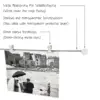 Fotoseil mit weißen Clips in Detail mit Erläuterung