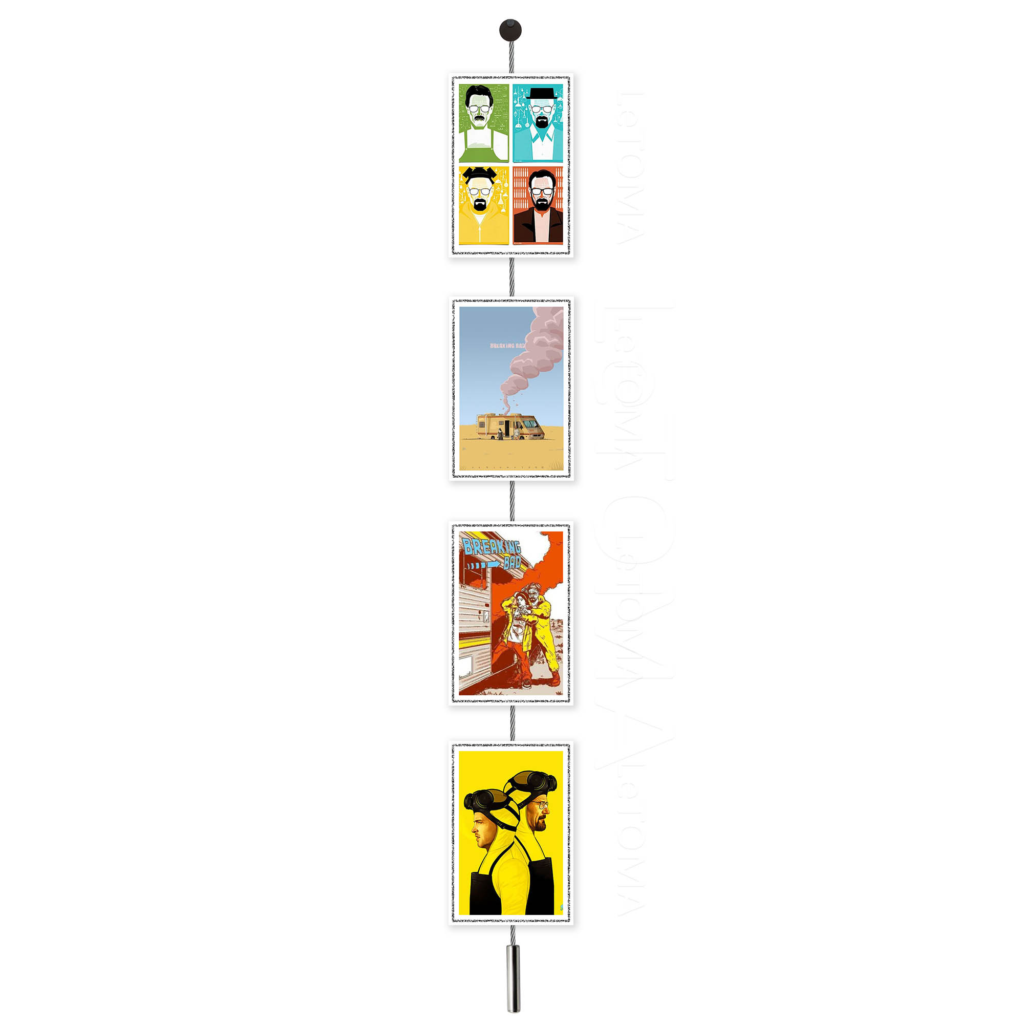 Produktbild von Fotoseil Fotodrahtseil 2 Stück Fotos Aufhängen Fotoleine Fotoseil Mit
